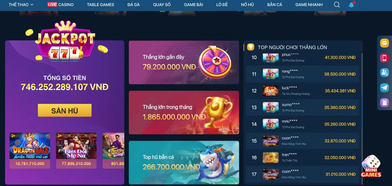 Tính năng Jackpot hấp dẫn của Kubet